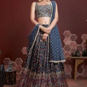 Bridal sleeveless lehenga