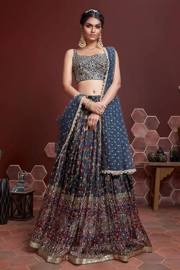 Bridal sleeveless lehenga